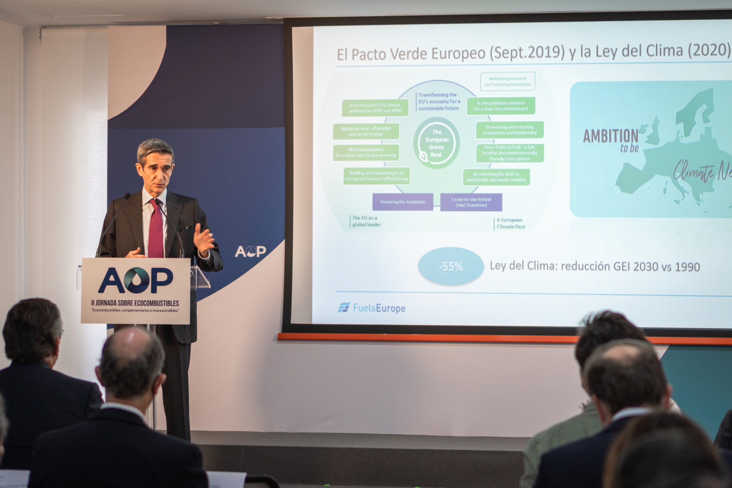 Marco europeo: transición energética y competitividad. Luis Cabra – Presidente de FuelsEurope